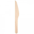 Cuchillo madera desechable 16 cm