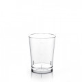Vaso mini redondo para aperitivos plástico transparente 5 cL