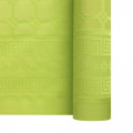 Mantel papel damasco verde anís rollo 1.18x25 m