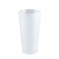 Vasos reutilizable blanco translúcido 60 cL