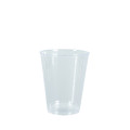 Vaso mini redondo para aperitivos plástico transparente 6 cL