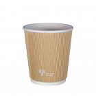 Vaso de triple pared 100% cartón kraft 0% plástico 12 Oz