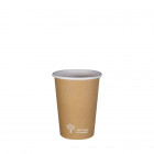 Vaso de cartón 100% kraft 0% plástico 6 Oz