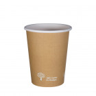 Vaso de cartón 100% kraft 0% plástico 12 Oz