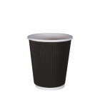 Vaso negro de triple pared 8 Oz