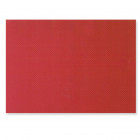 Mantel individual de papel gofrado rojo 30 x 40 cm